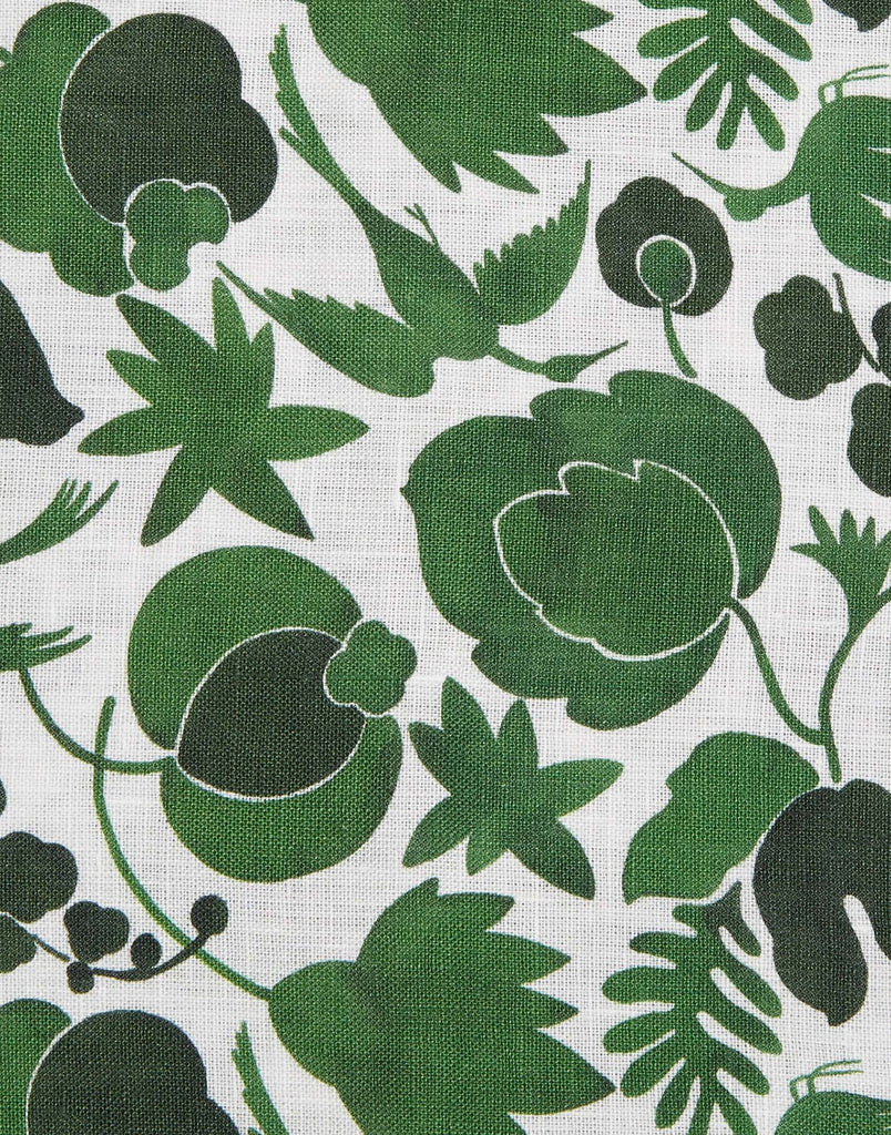 Large Napkins in Wildbird Green, Set of 2