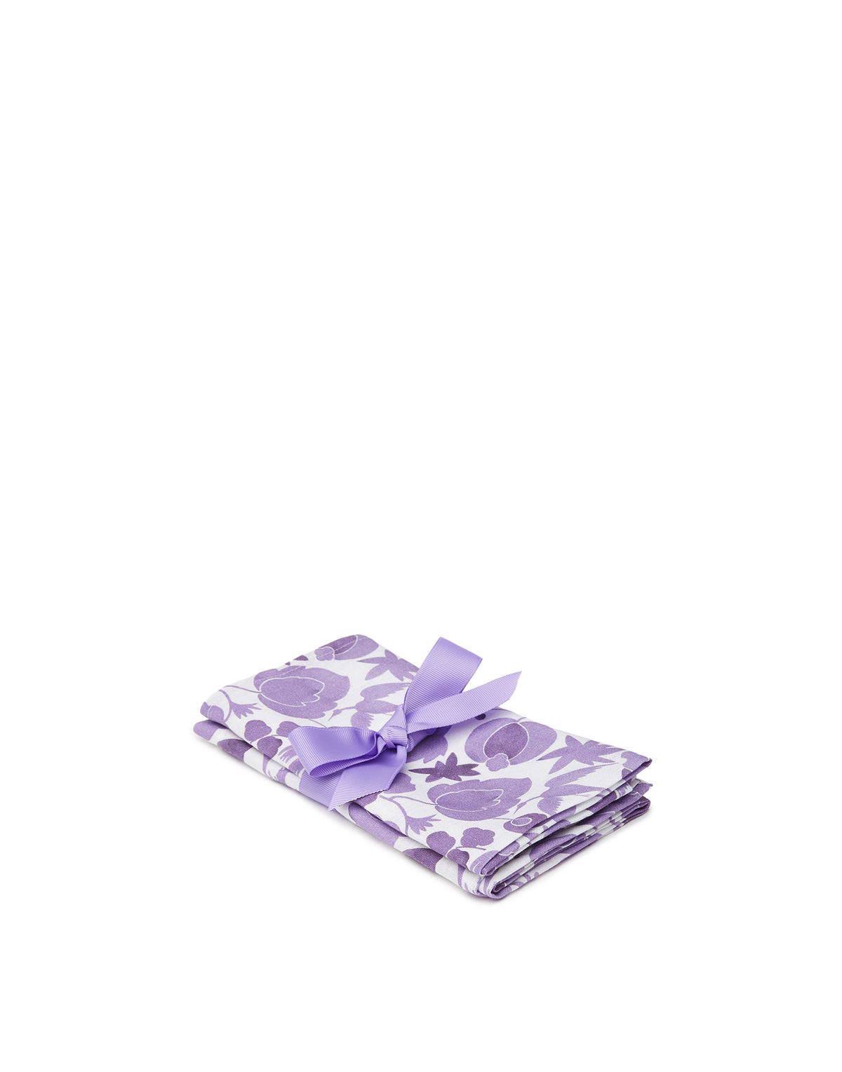 Large Napkins in Wildbird Purple, Set of 2