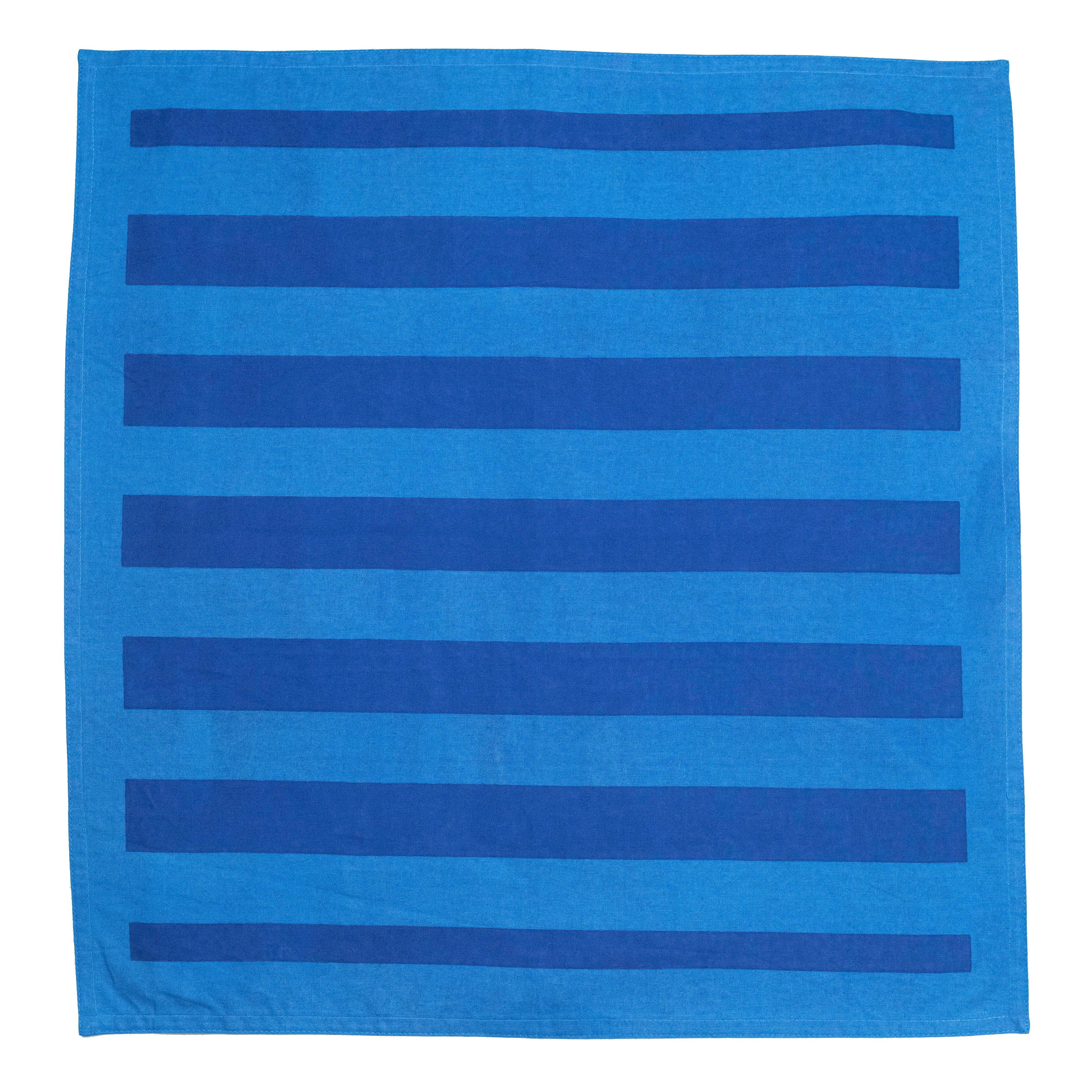 Elena Blue Stripe Napkins