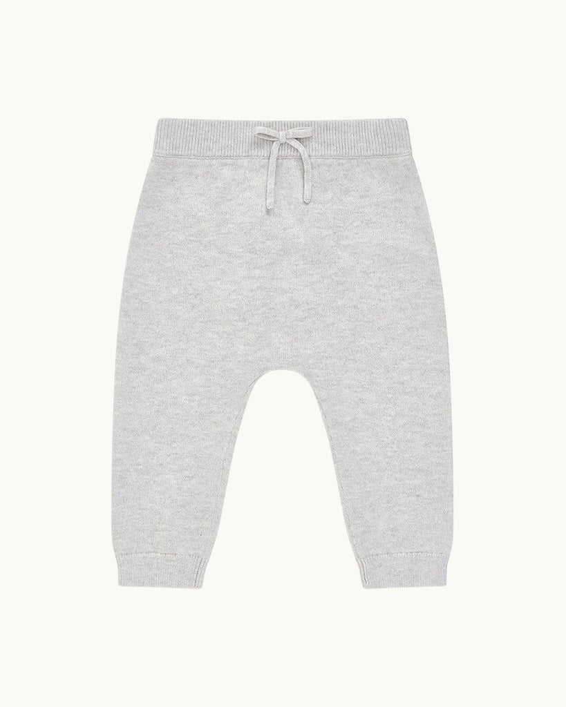 Angel Wing Knitted Trouser in Grey