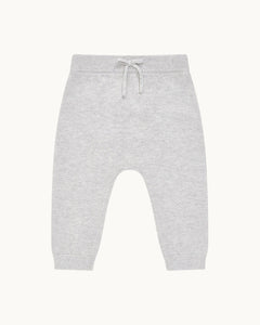 Angel Wing Knitted Trouser in Grey
