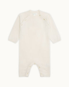 Ariel Angel Wing Cashmere Romper in Ivory