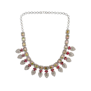Tourmaline and Diamond Necklace