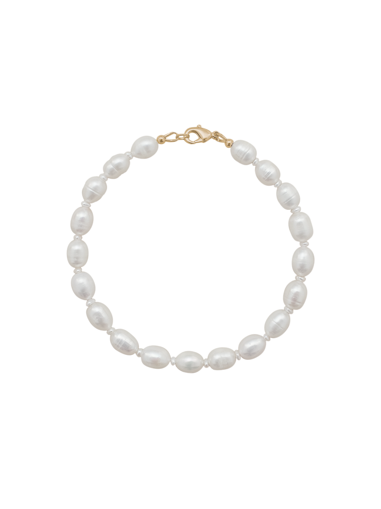 Nixie Anklet in White