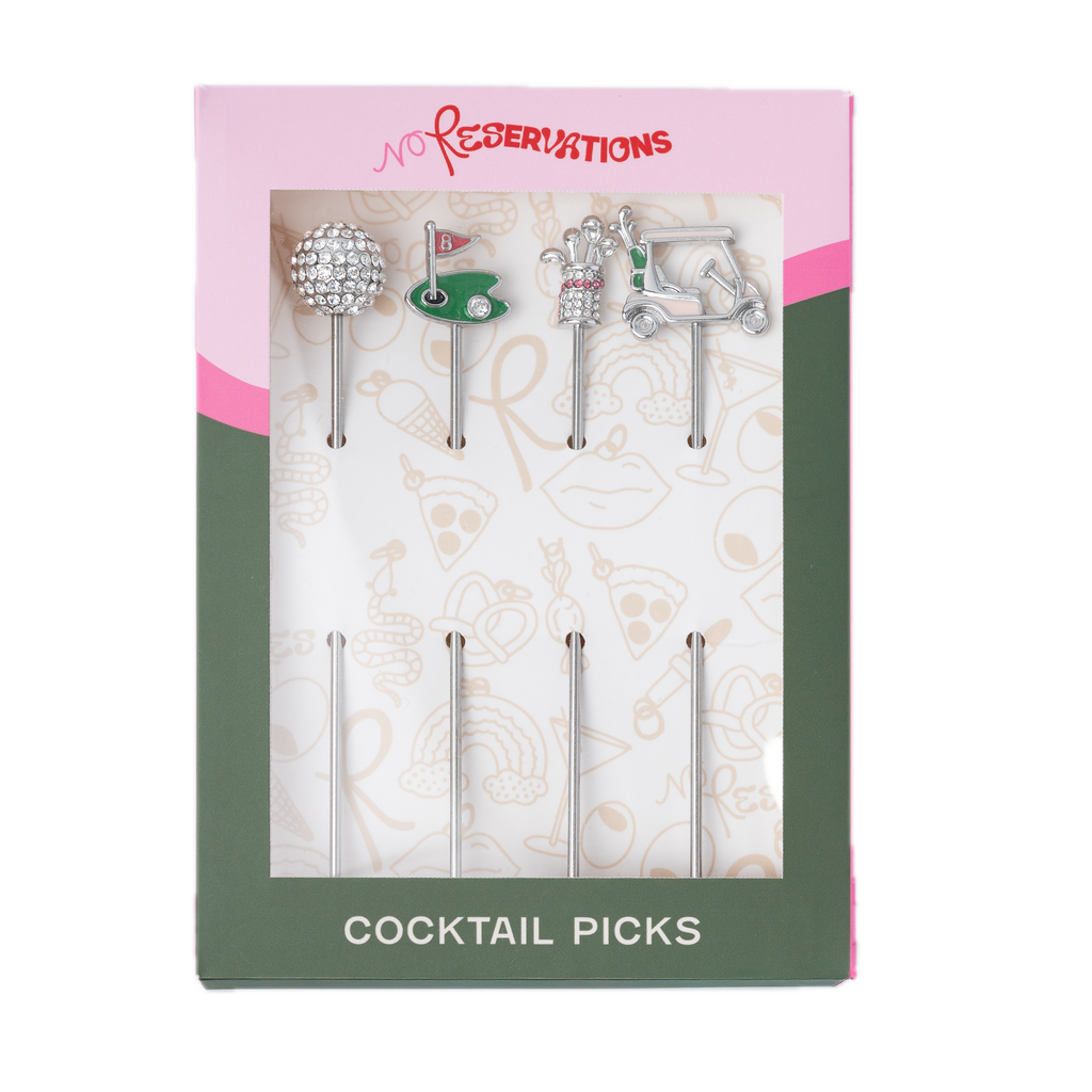 Golf Cocktail Picks, Set of 4