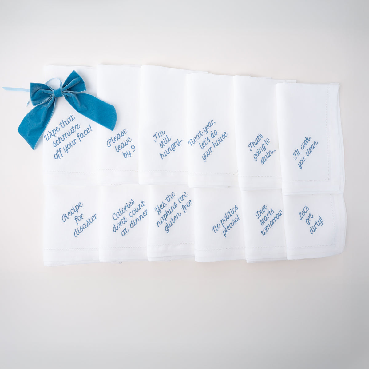 Mixed Messages Dinner Napkins, Set of 12