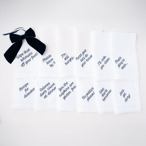 Mixed Messages Dinner Napkins, Set of 12