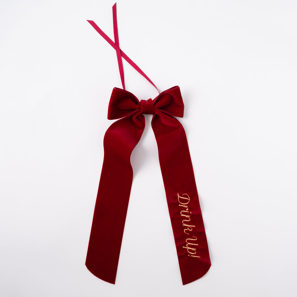 Wine Bow “Drink Up”