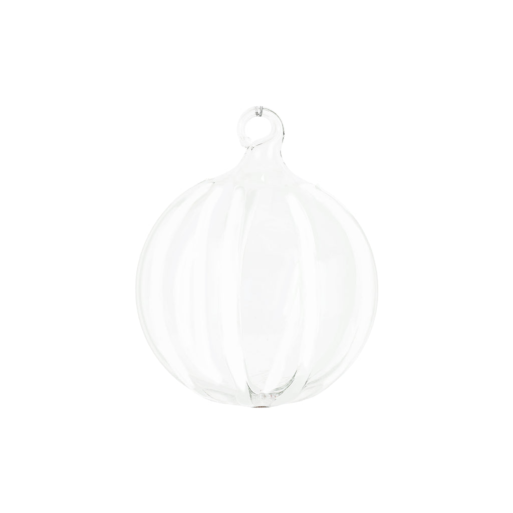 Nuovo Stripe Ornament in White