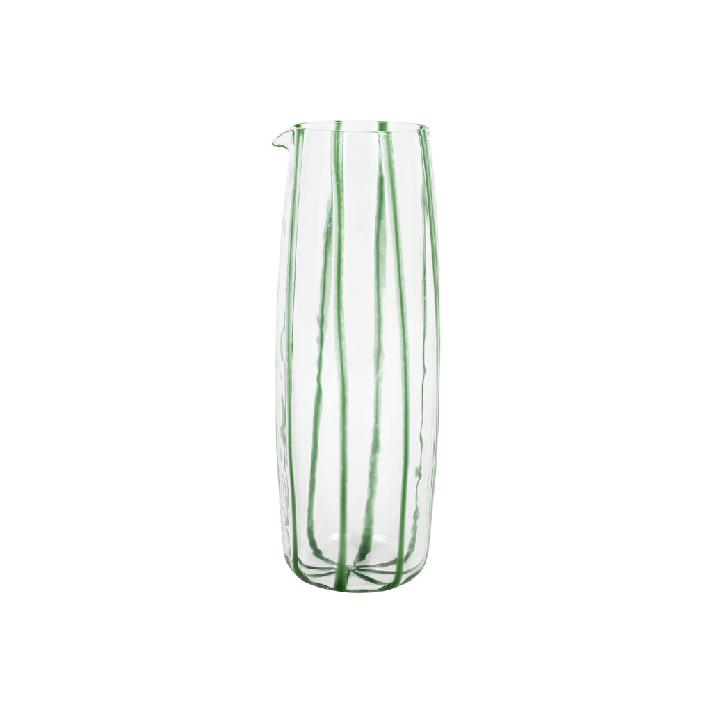 Nuovo Stripe Green Pitcher