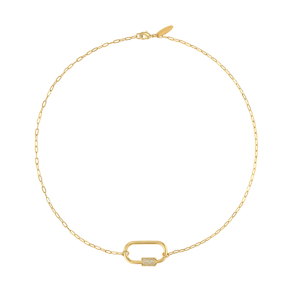 Lock Link Necklace