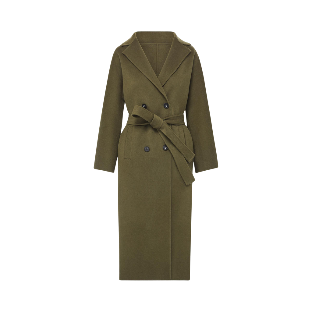 Nicola Cashmere Coat in Green