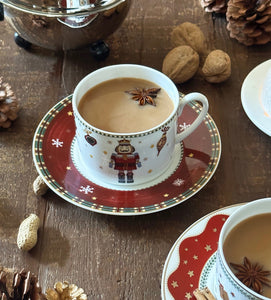 Prouna Nutcracker Lifestyle Photo Tea Cup & Saucer Cut