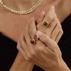 Mirage Ring in Pink Tourmaline