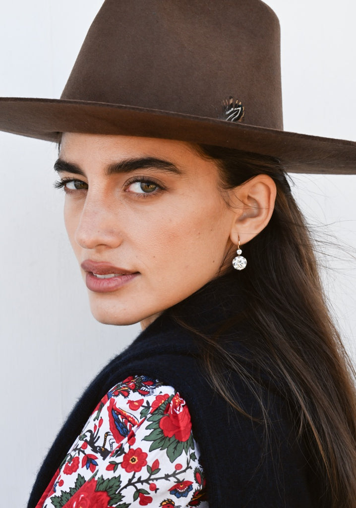 Francesca Double Georgian Drop Earring