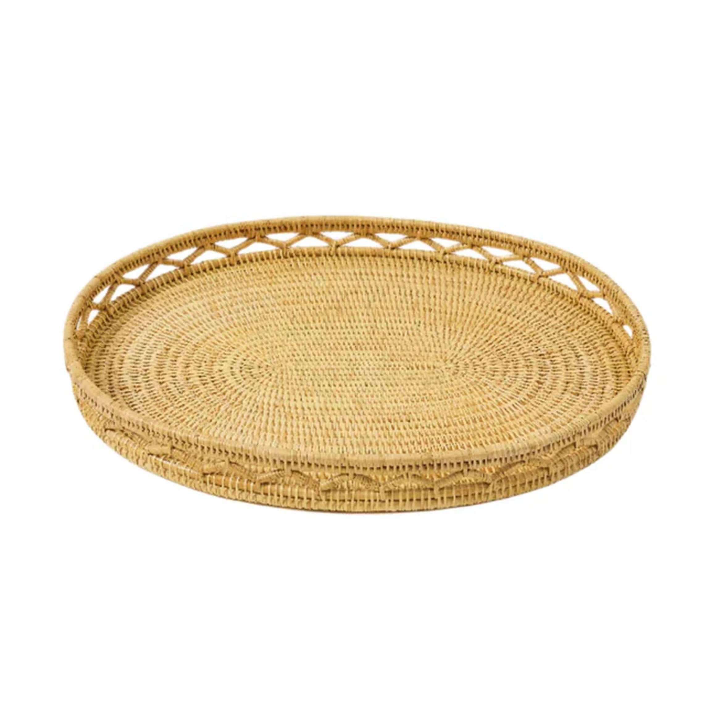 Woven Sabbia Oval Tray, Medium