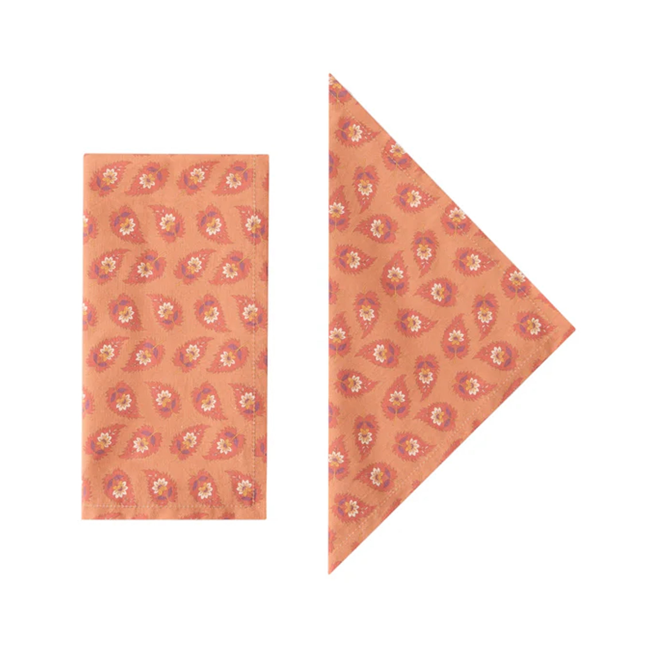 Lavinia Terracotta Napkins, Set of 4