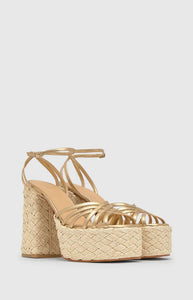 Farah in Gold Leather