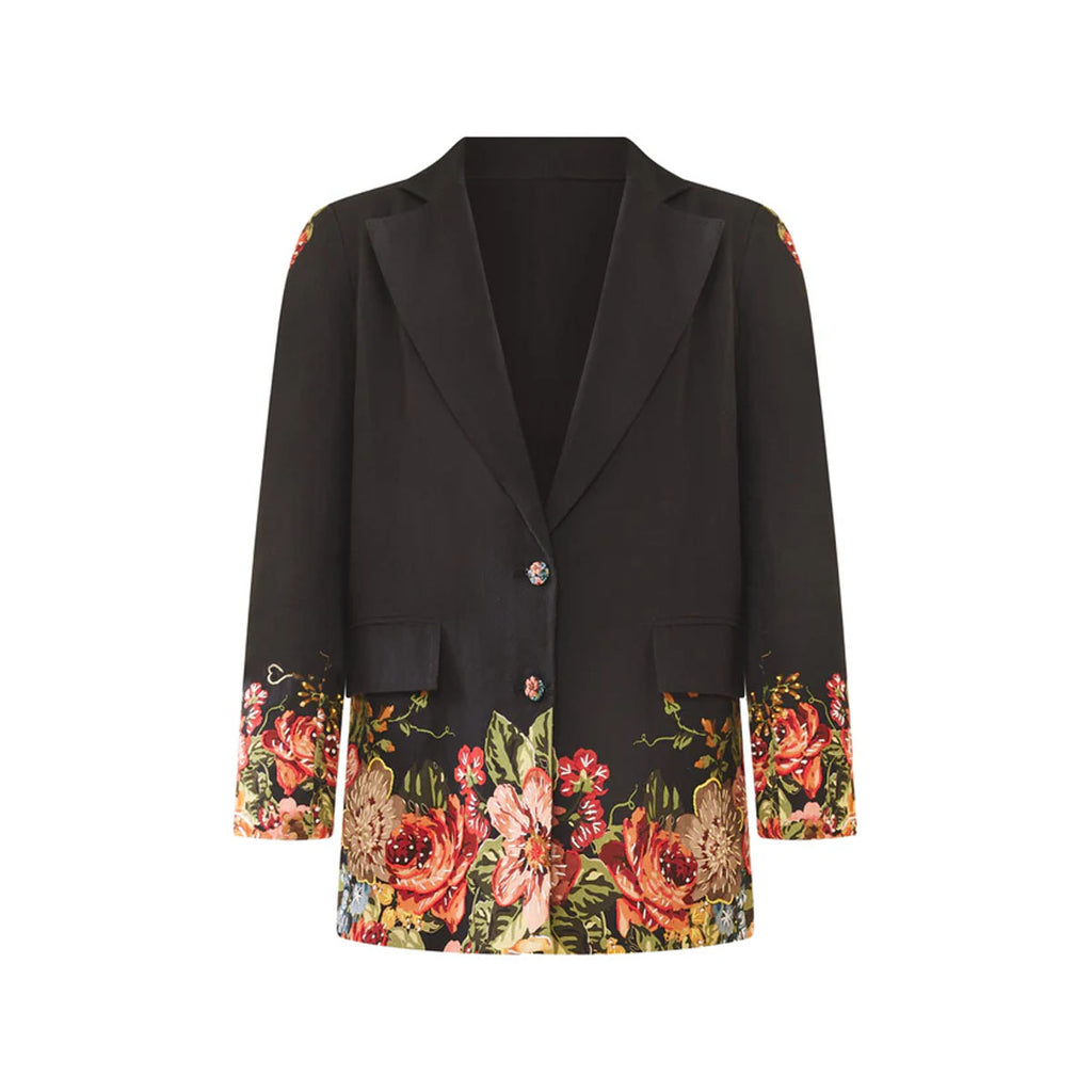 Sloan Blazer in Carmel Victorian Floral