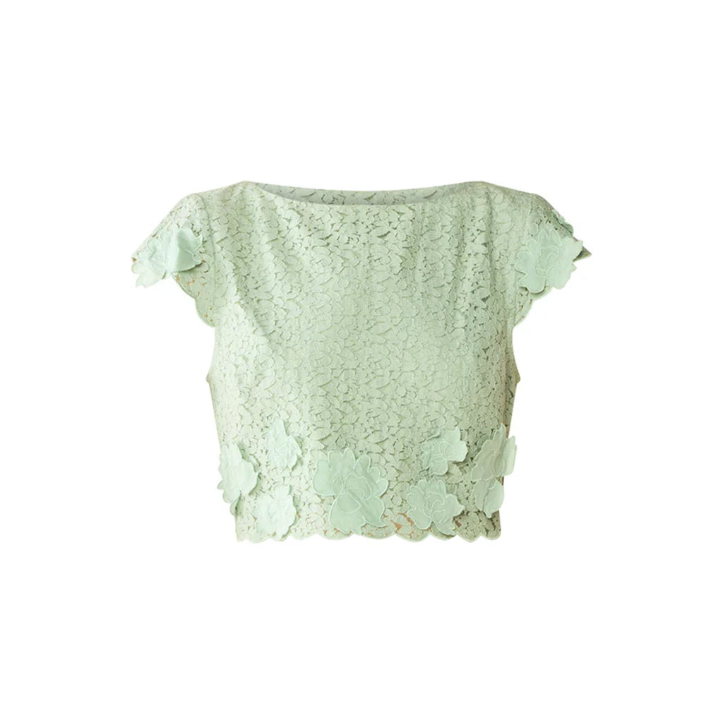 Raquel Top in Minty Green