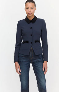 The Evalina Jacket in Navy