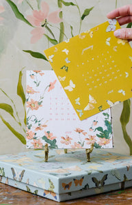 2026 Desk Calendar in the Mariposa Box