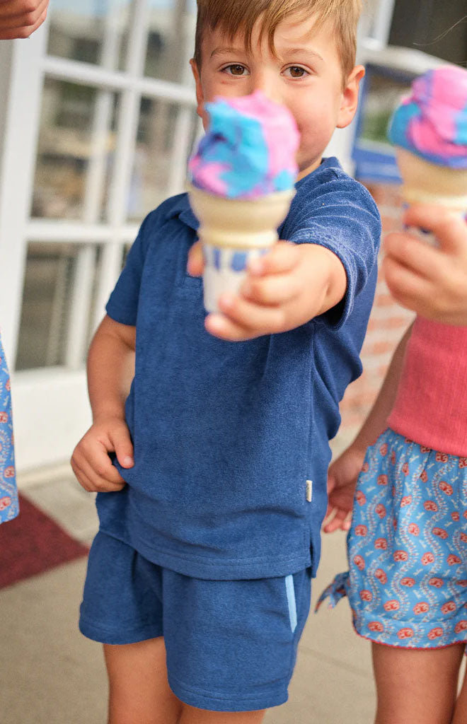 Boy’s Newport Navy French Terry Short