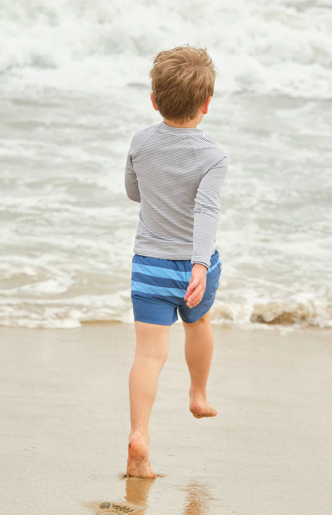 Unisex Harbor Stripe Rashguard