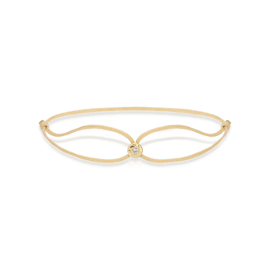 Cream Parachute Nesting Gem Bracelet
