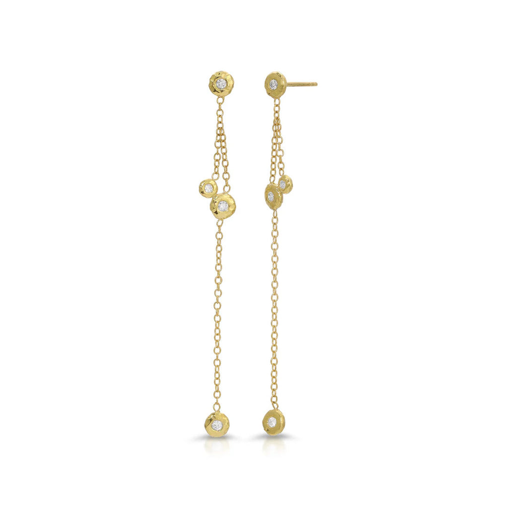 Nesting Gem Gradual Drop Earrings