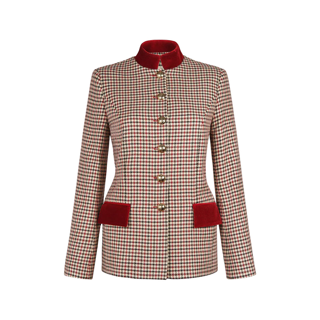 Camille Rosso in Plaid