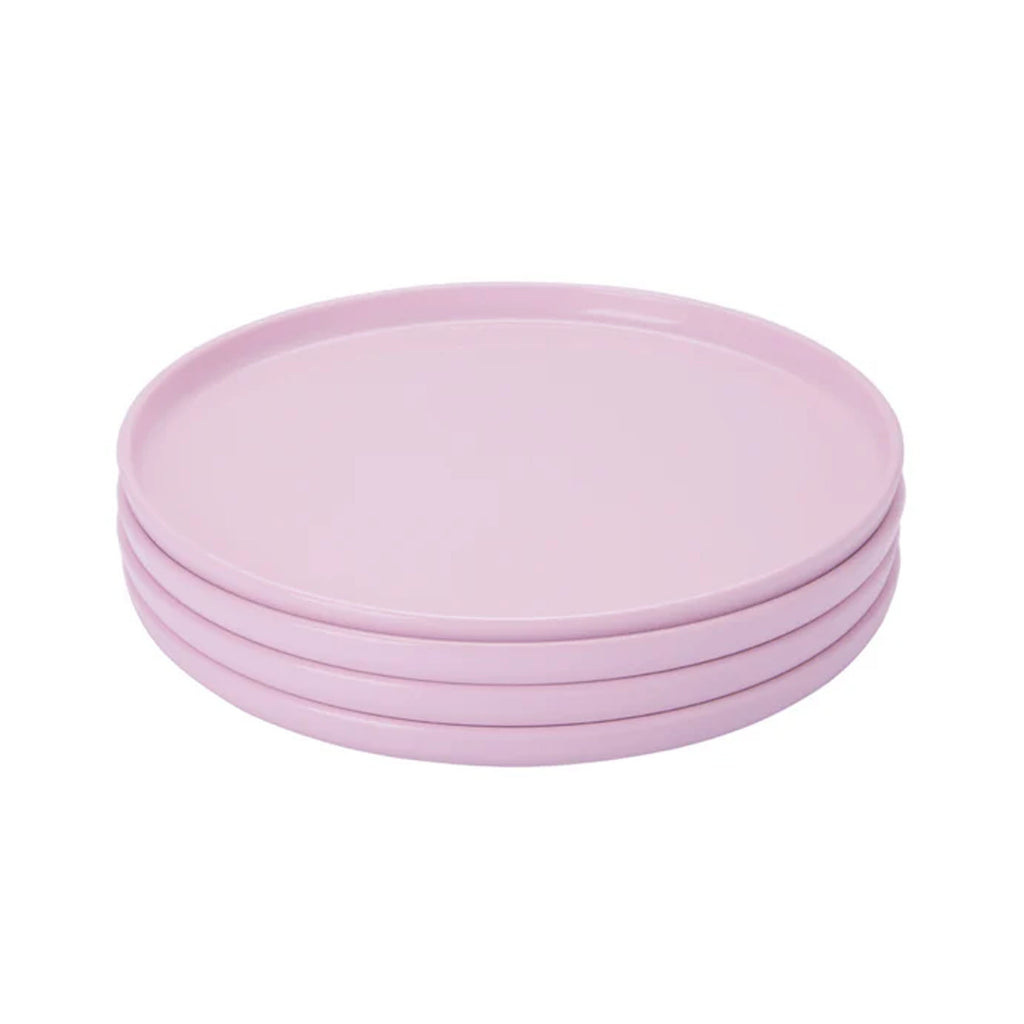 Plates in Pink, Set of 4