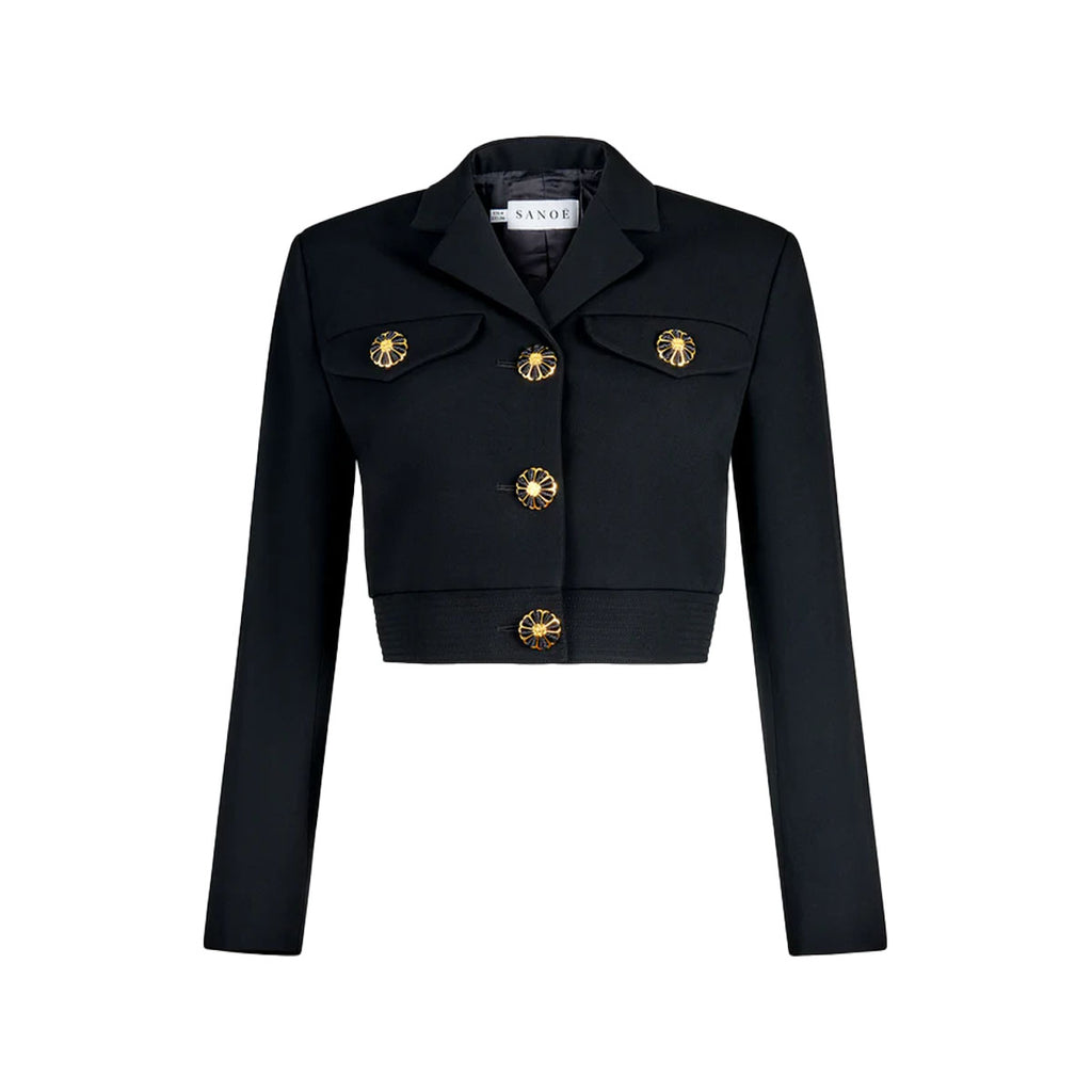 Viola Notte Fleur in Black