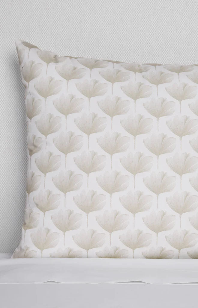 Edna Sham in White & Beige