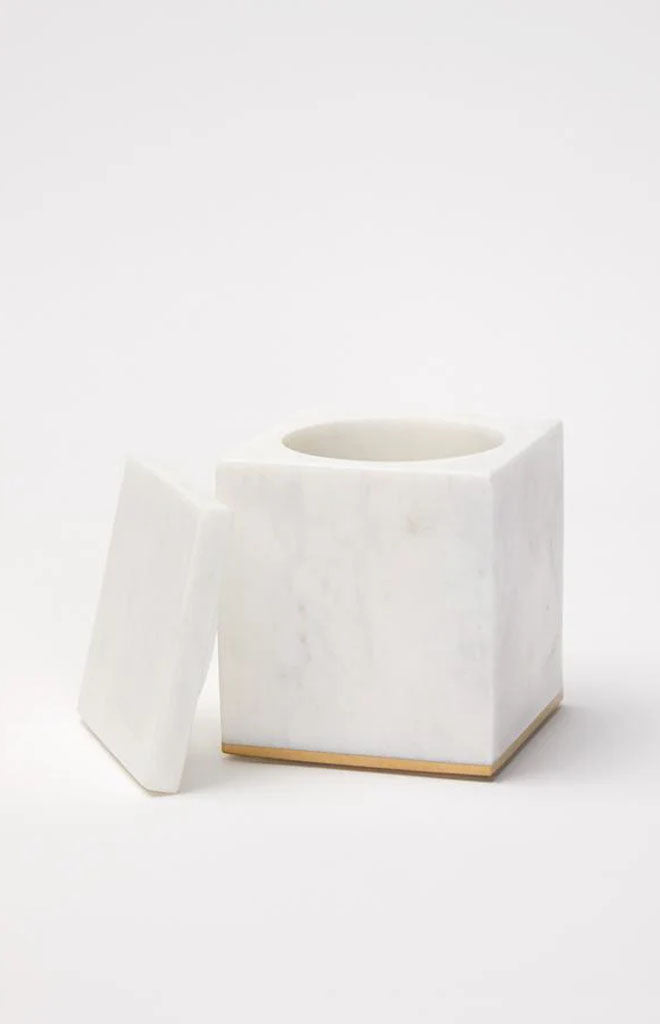 Pietra Marble Storage Jar