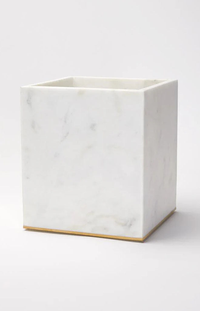 Pietra Marble Waste Basket