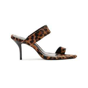 Melina Hair Calf Sandal in Leopard