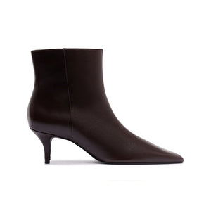 Mikki Mid Bootie in Dark Chocolate
