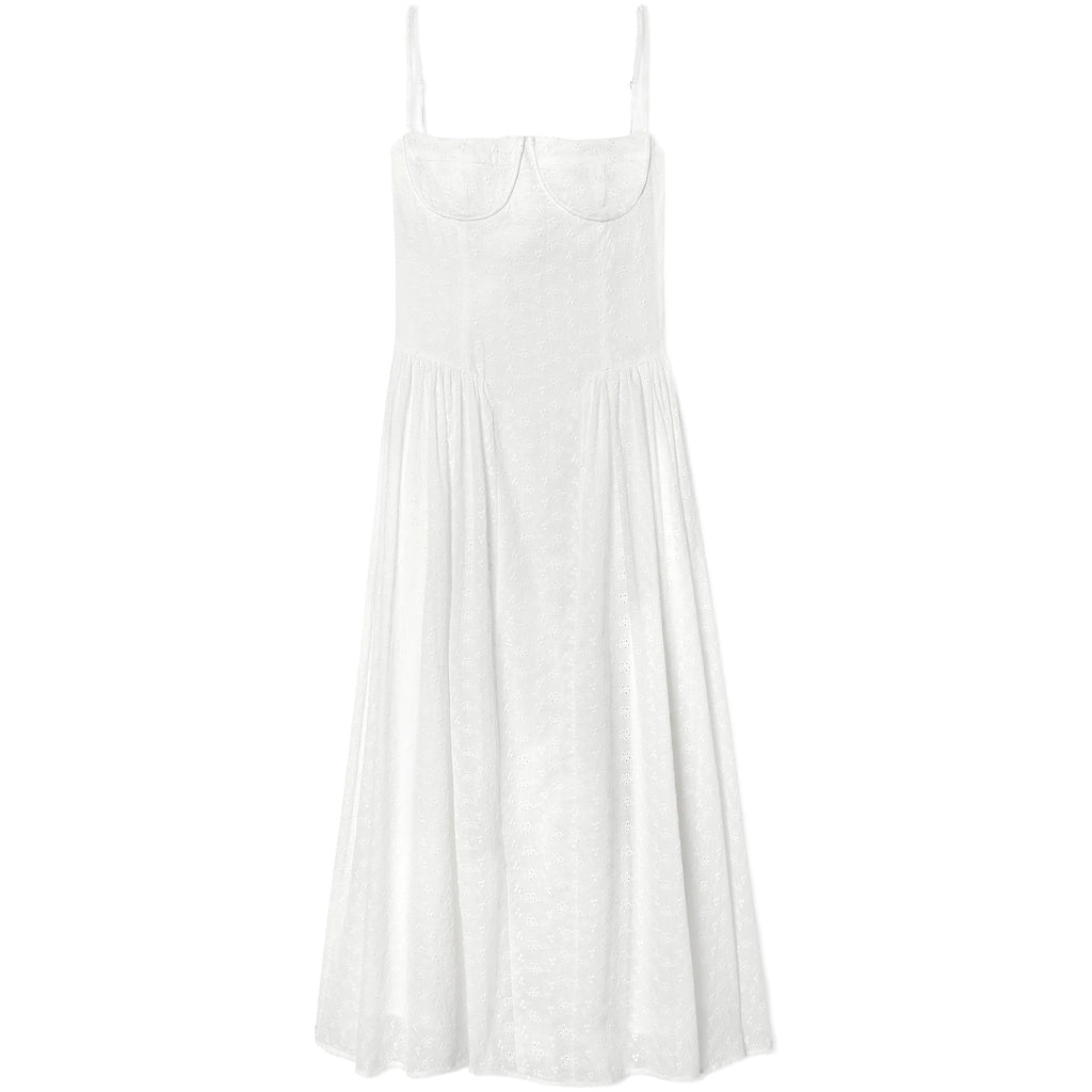 Lou Lou Dress in White Eyelet