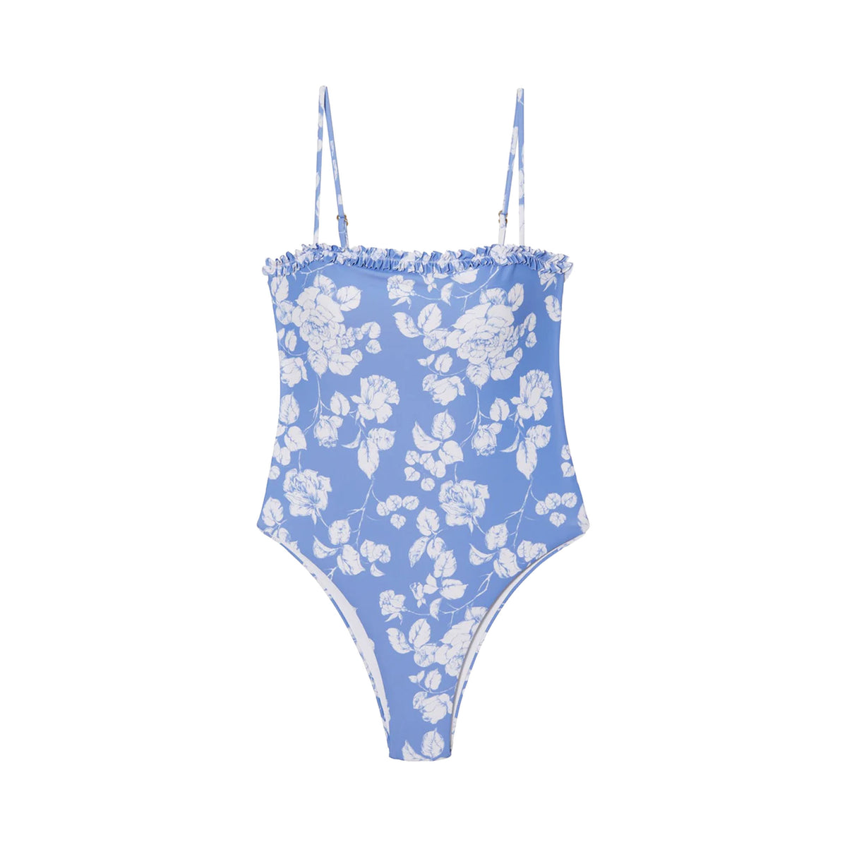 OTM Exclusive: Caroline One-Piece In Blue Floral