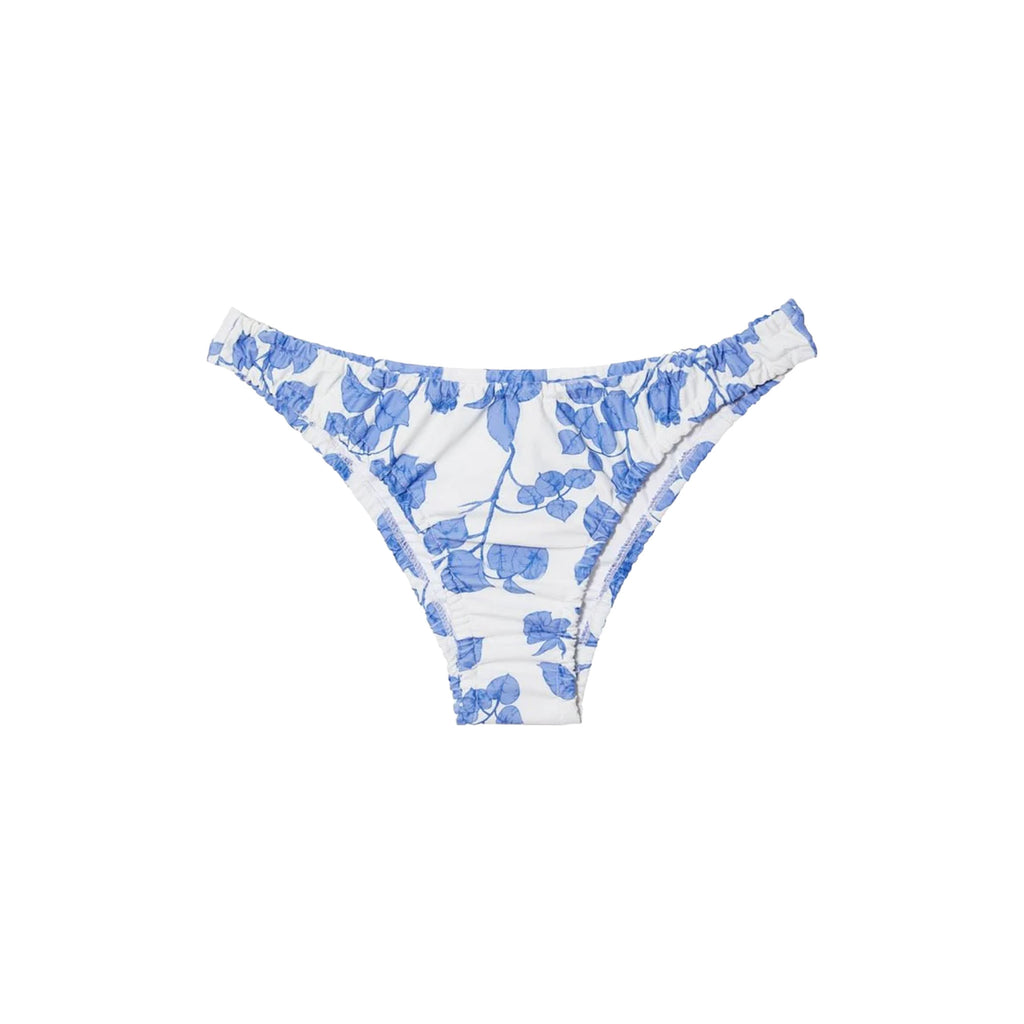 OTM Exclusive: Vice Bottom in White Blue Floral