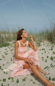 Le Bouquet Maxi Dress in Pink