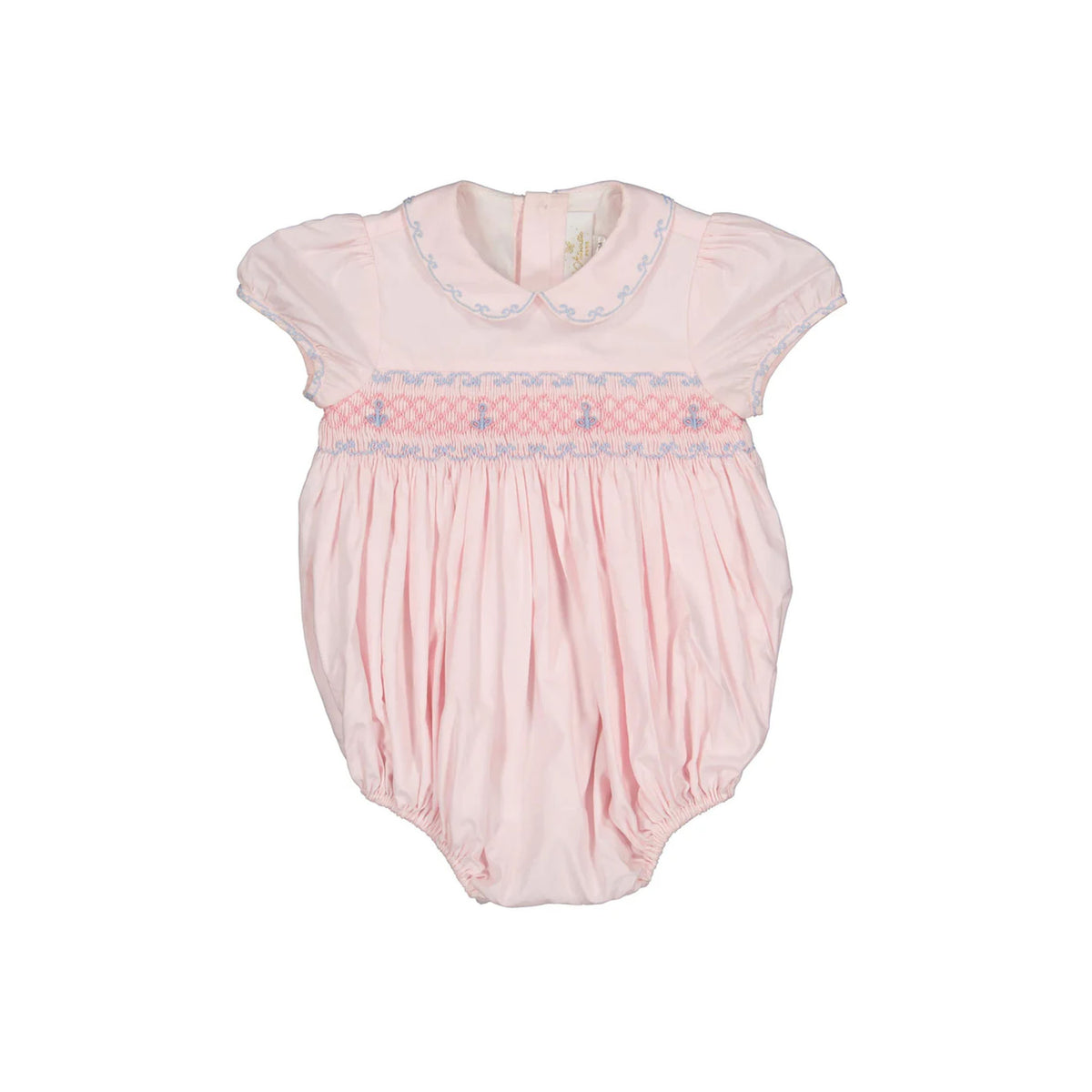 Charlotte Pink Smocked Romper