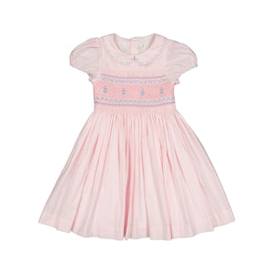 Princess Charlotte Heirloom Pink Smocked Dress