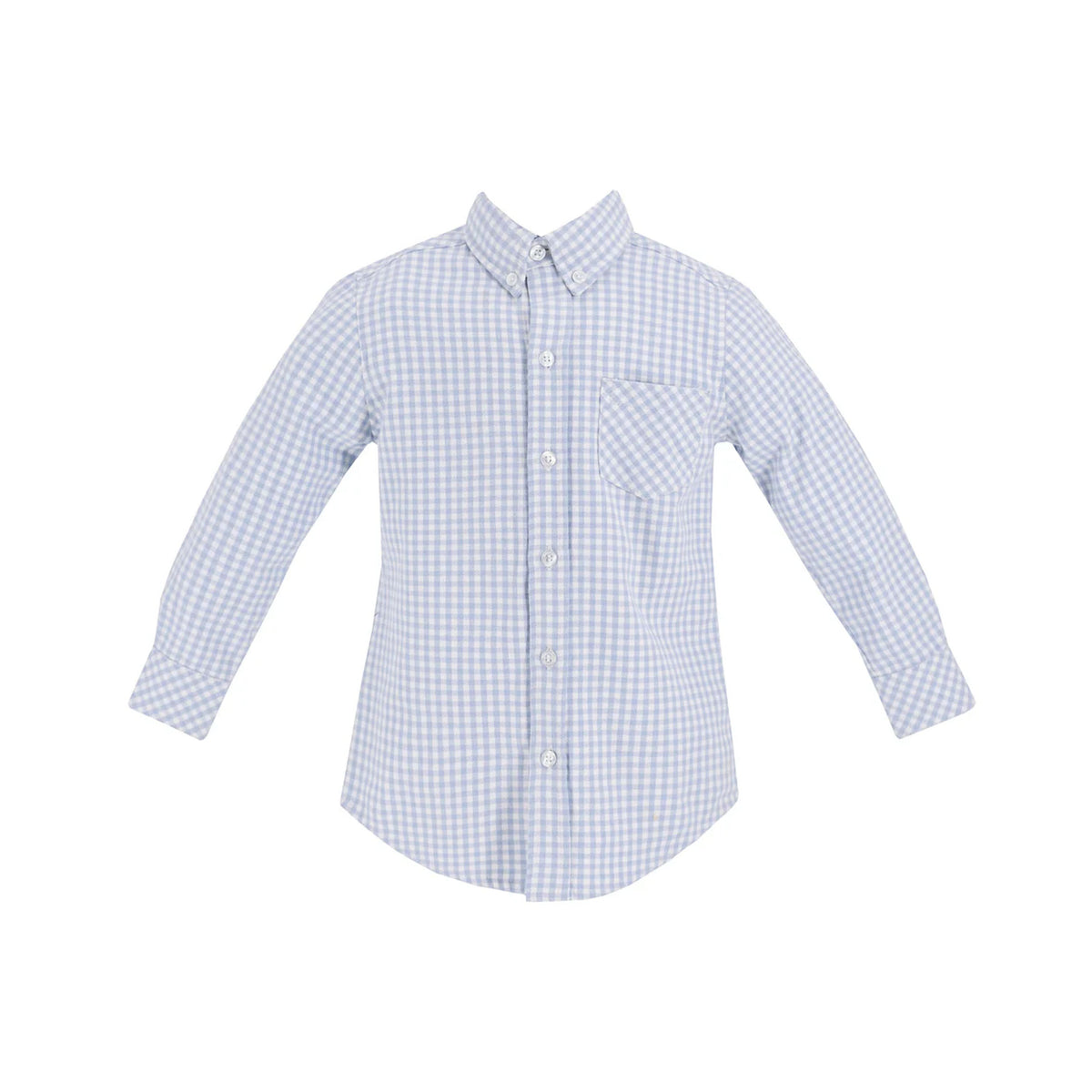 Walker Boy Button Down in Blue Gingham