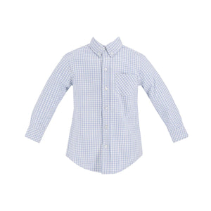 Walker Boy Button Down in Blue Gingham