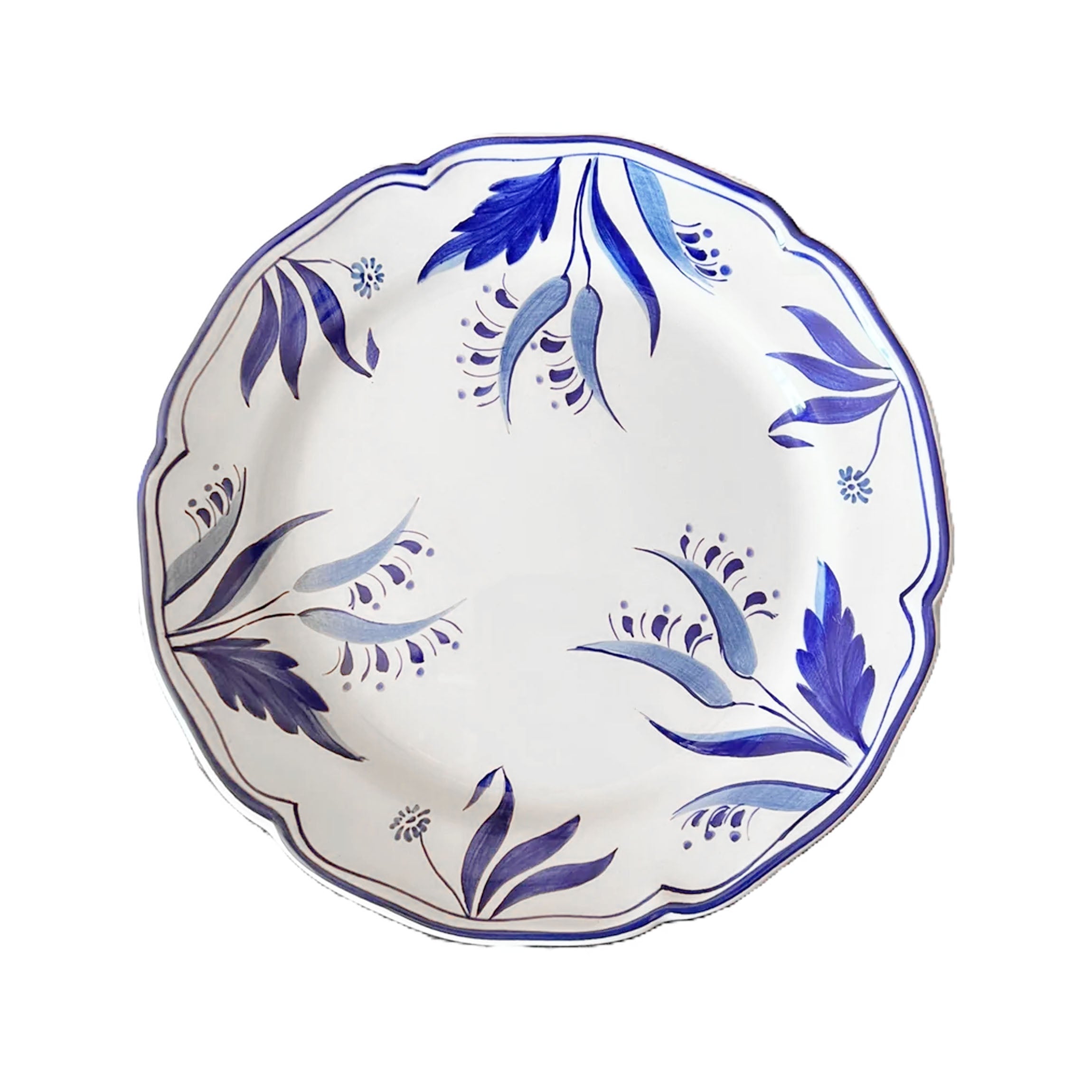 Marina Dessert Plates in Blue, Set of 6
