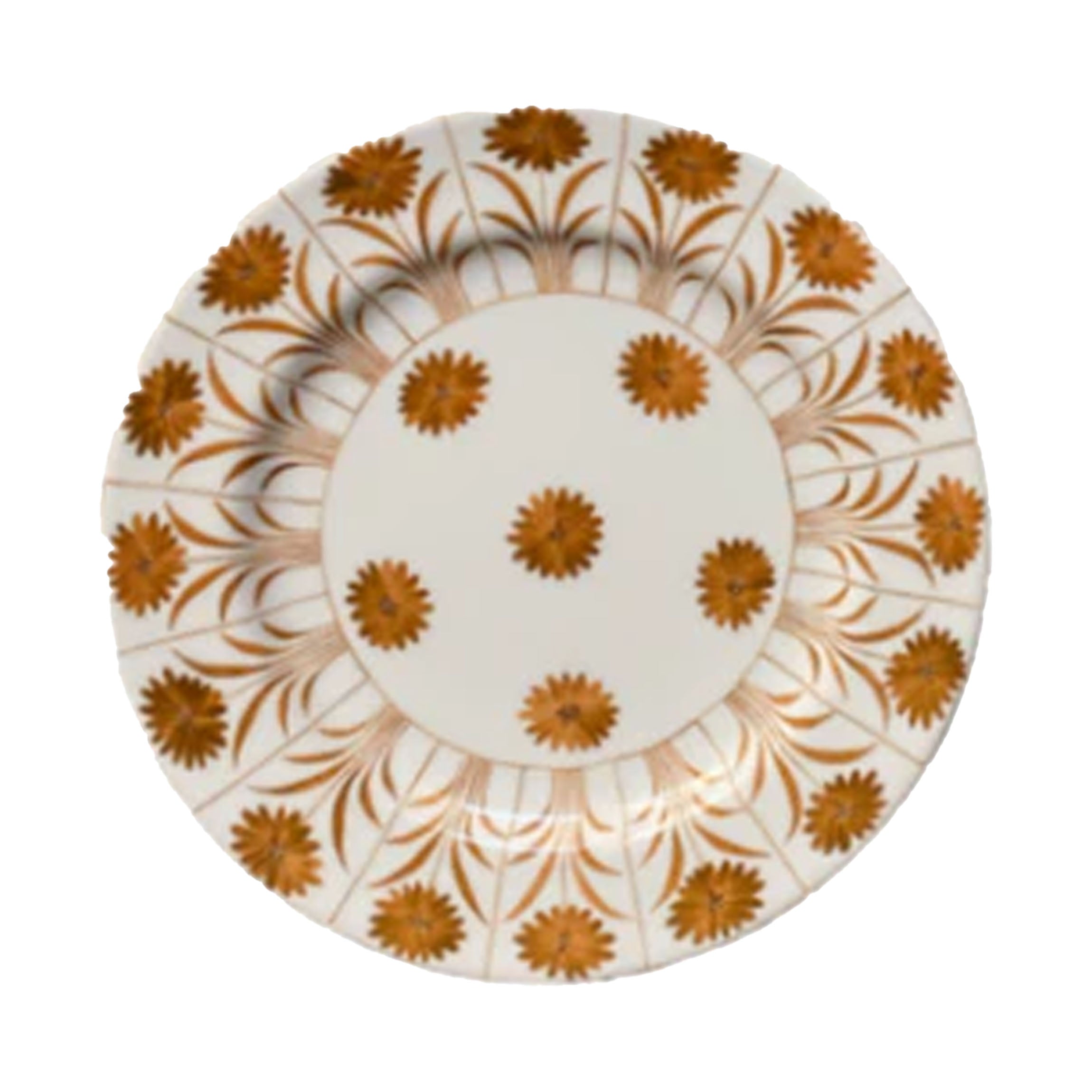 Daisy Plate in Orange