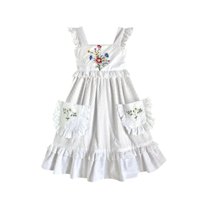 Heirloom Handkerchief Dress in Wildflower Bouquet, 6Y