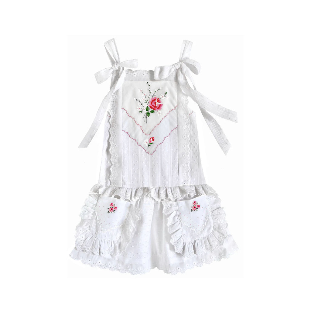 Heirloom Handkerchief Drop-Waist Dress in Romantic Roses, 4T